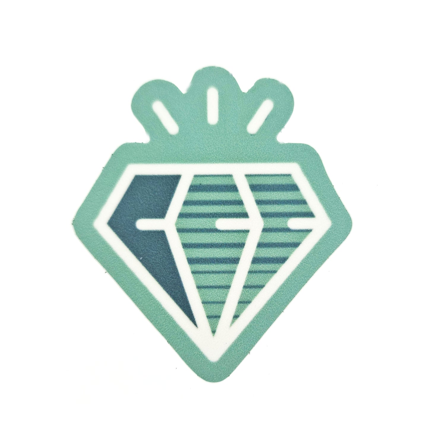 Green diamond sticker