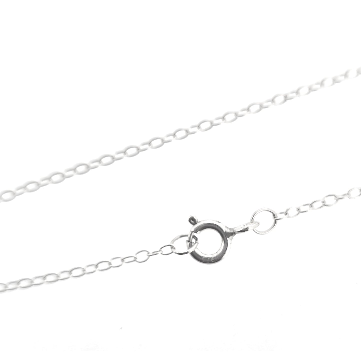 Silver trace chain with clasp