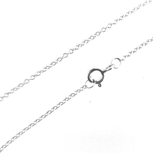 Silver chain and clasp