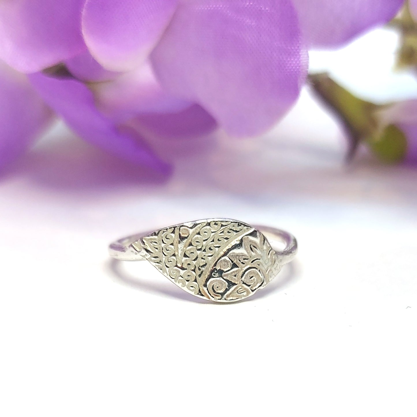 Silver Boho ring